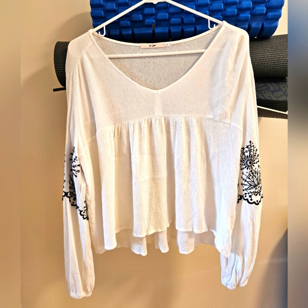 Francescas white shirt